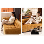 ソファー イエロー ブラック グリーン ブルー パイン シリコンフィル シェニール fmdgz-3715