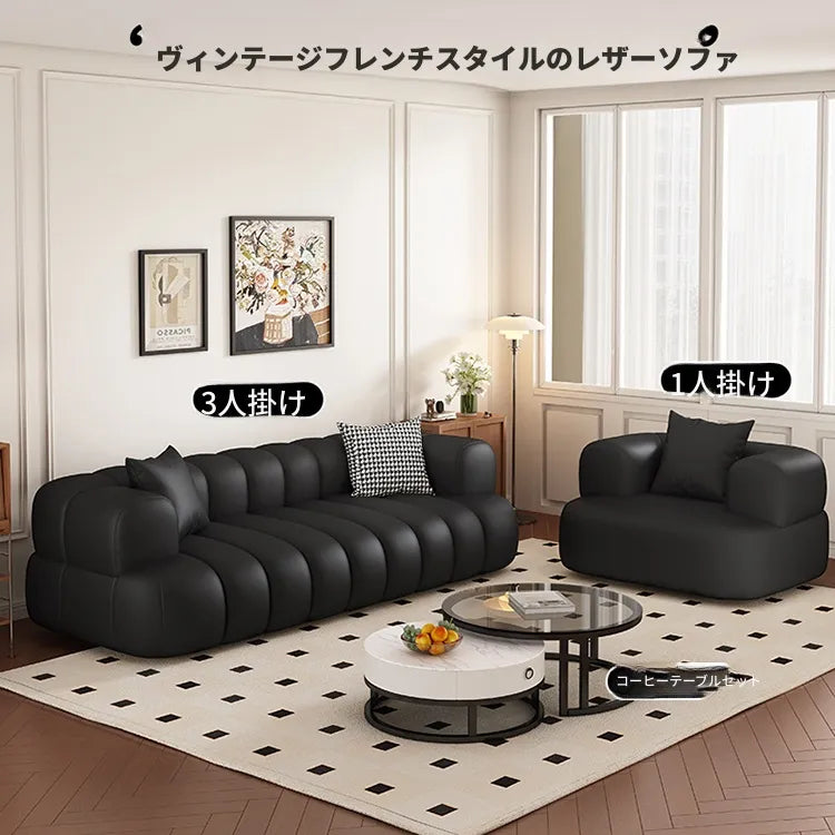 ソファー ブラック ベージュ グレー オレンジ グリーン パイン シリコンフィル 合皮 fmdgz-3716