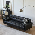 ソファー ブラック パイン 合皮 fmdgz-3720