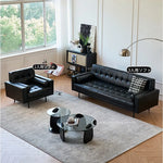 ソファー ブラック パイン 合皮 fmdgz-3720