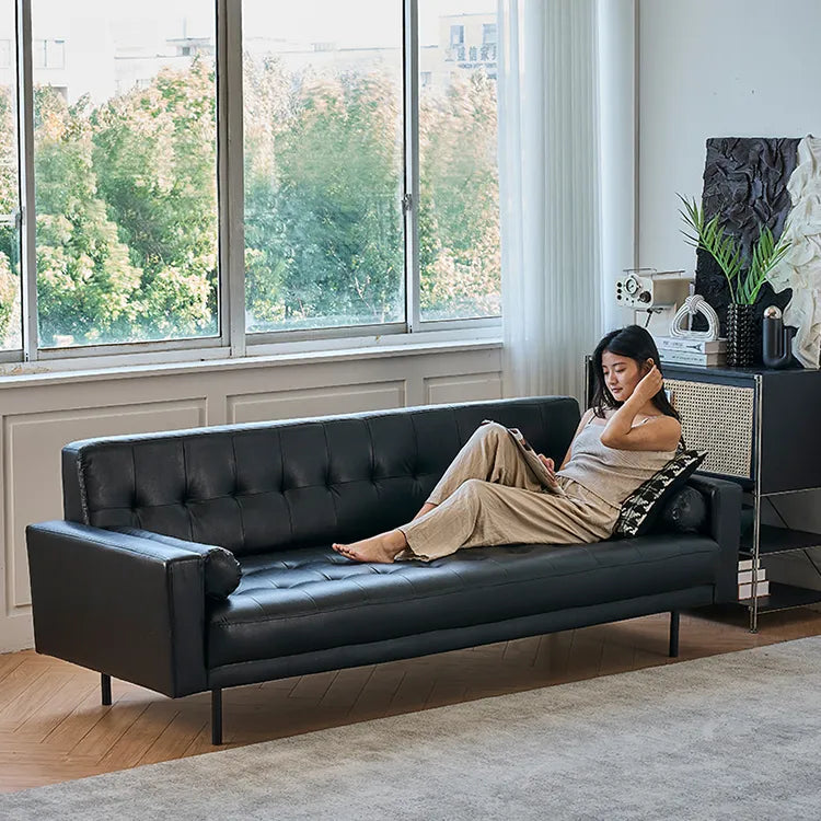 ソファー ブラック パイン 合皮 fmdgz-3720