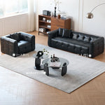 ソファー ブラック 無垢材 合皮 fmdgz-3722