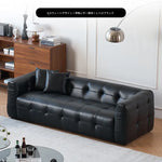 ソファー ブラック 無垢材 合皮 fmdgz-3722