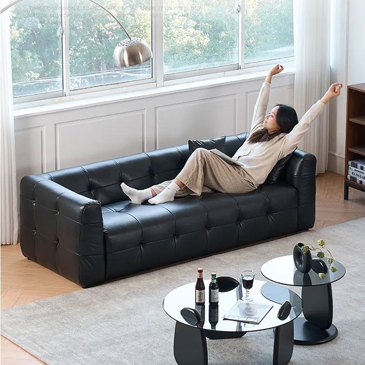 ソファー ブラック 無垢材 合皮 fmdgz-3722