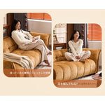 ソファー イエロー ブラック グリーン ブルー パイン シェニール fmdgz-3724