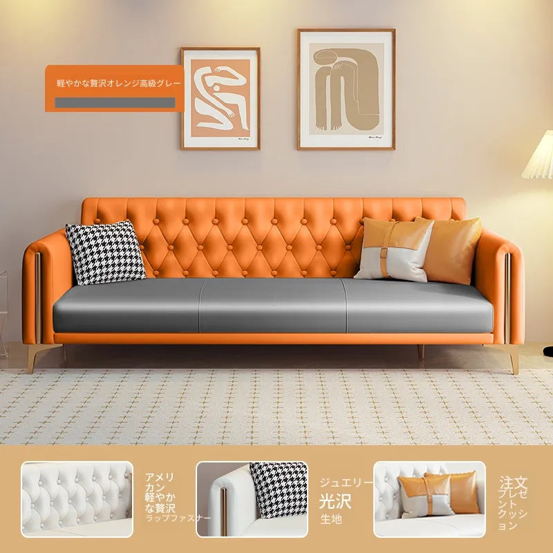 ソファー ベージュ オレンジ ライトブルー ブルー グレー カラー1 カラー2 カラー3 カラー4 カラー5 カラー6 カラー7 カラー8 パイン 合皮 fmdgz-3725