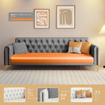 ソファー ベージュ オレンジ ライトブルー ブルー グレー カラー1 カラー2 カラー3 カラー4 カラー5 カラー6 カラー7 カラー8 パイン 合皮 fmdgz-3725