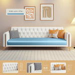 ソファー ベージュ オレンジ ライトブルー ブルー グレー カラー1 カラー2 カラー3 カラー4 カラー5 カラー6 カラー7 カラー8 パイン 合皮 fmdgz-3725