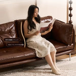 ソファー ダークブラウン ブラック ライトブラウン グリーン 無垢材 シリコンフィル 合皮 fmdgz-3727