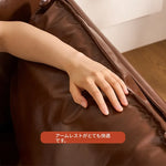 ソファー ダークブラウン ブラック ライトブラウン グリーン 無垢材 シリコンフィル 合皮 fmdgz-3727