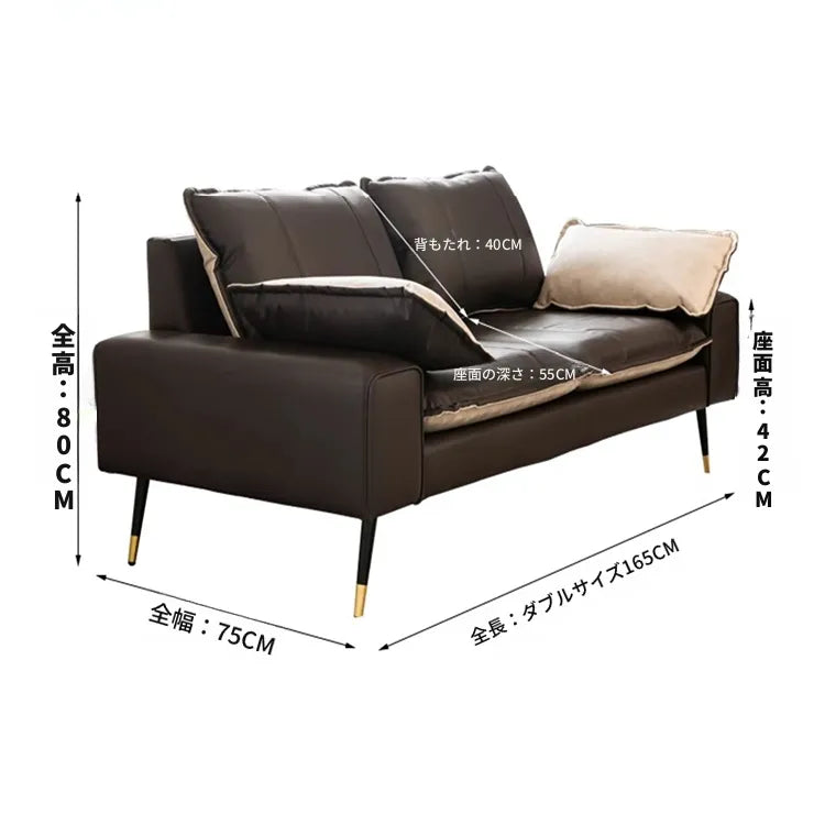 ソファー カラー1 カラー2 カラー3 カラー4 カラー5 無垢材 シリコンフィル 合皮 エアレザー fmdgz-3731