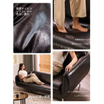 ソファー ブラック ダークブラウン ライトブラウン グリーン 無垢材 合皮 fmdgz-3732