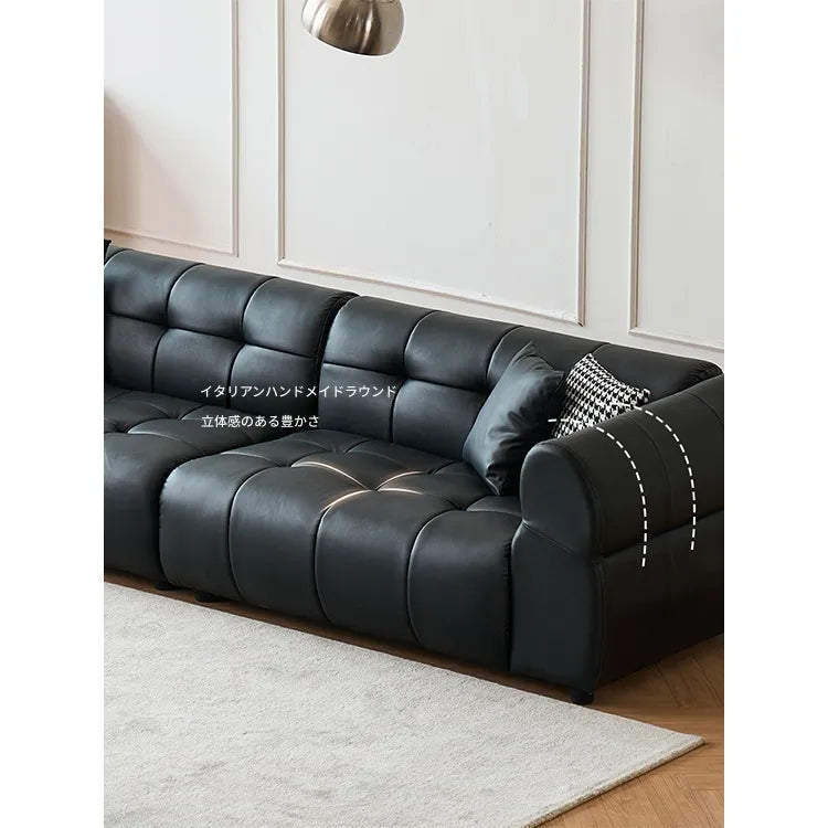 ソファー ブラック 無垢材 合皮 fmdgz-3733