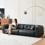 ソファー ブラック 無垢材 合皮 fmdgz-3733