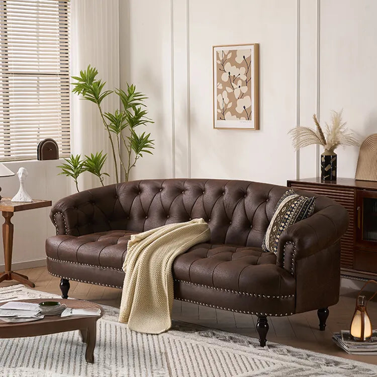 ソファー ライトブラウン パイン 合皮 fmdgz-3734