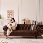 ソファー ライトブラウン パイン 合皮 fmdgz-3734