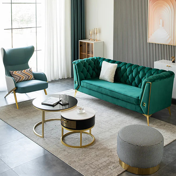 ソファー グリーン オレンジ ブルー グレー 無垢材 fmdgz-3736