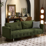 ソファー グリーン ライトブラウン ベージュ イエロー 無垢材 シリコンフィル コーデュロイ fmdgz-3740