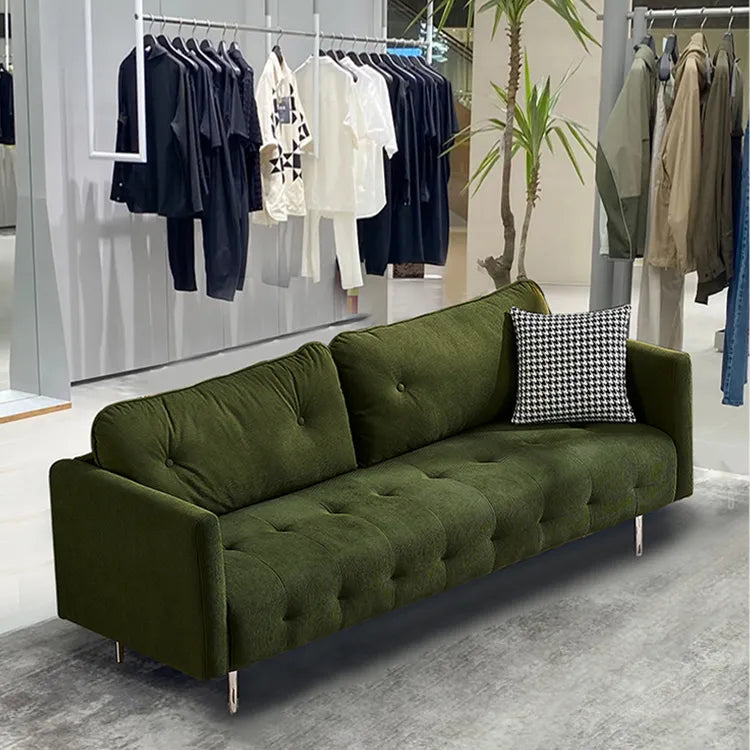 ソファー グリーン ライトブラウン ベージュ イエロー 無垢材 シリコンフィル コーデュロイ fmdgz-3740