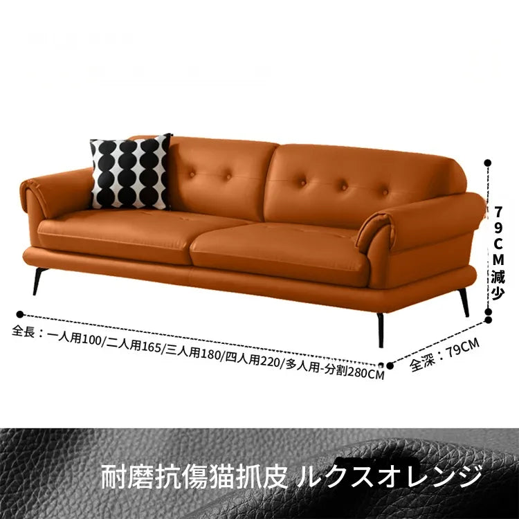 ソファー ブラック ベージュ ライトブラウン グリーン オレンジ グレー 無垢材 合皮 fmdgz-3742