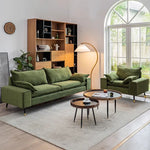 ソファー グリーン ベージュ 無垢材 コーデュロイ fmdgz-3749