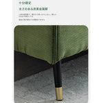 ソファー グリーン ベージュ 無垢材 コーデュロイ fmdgz-3749