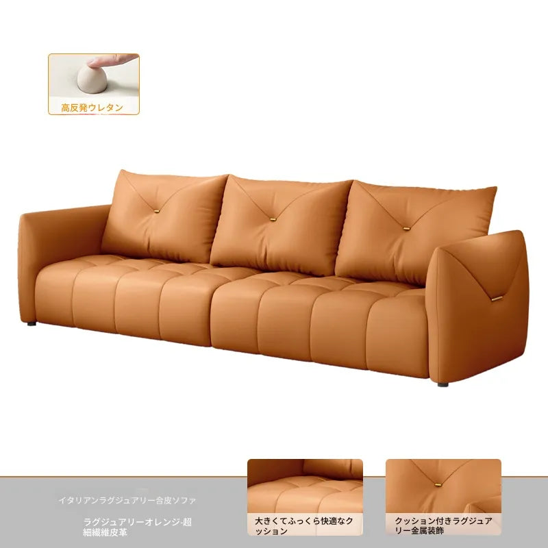 ソファー ベージュ ライトグレー オレンジ グリーン ライトブラウン イエロー 無垢材 合皮 fmdgz-3750