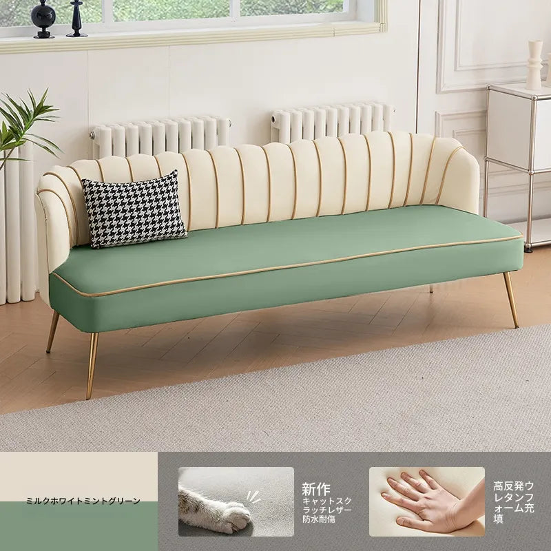 ソファー ベージュ グリーン オレンジ グレー カラー1 カラー2 カラー3 カラー4 カラー5 カラー6 無垢材 合皮 fmdgz-3751