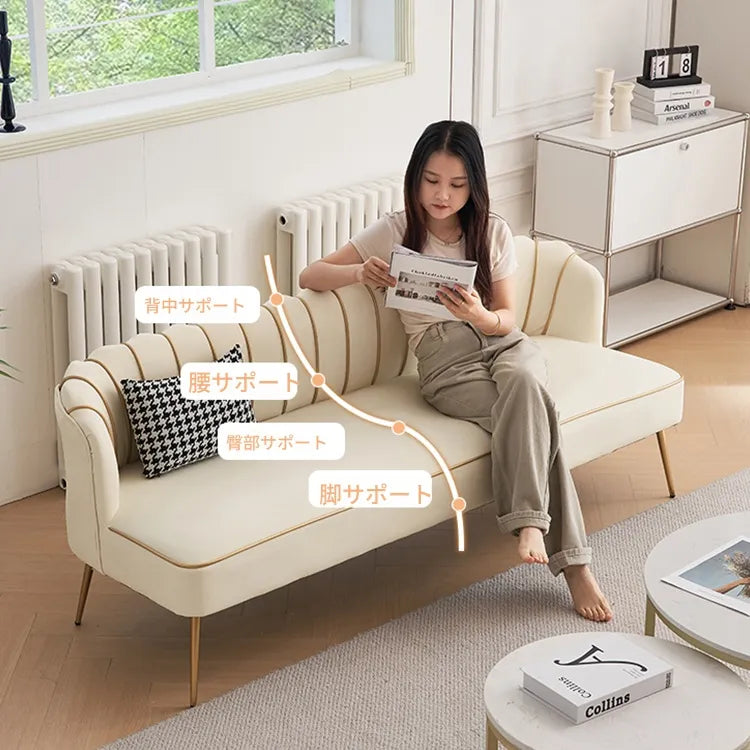 ソファー ベージュ グリーン オレンジ グレー カラー1 カラー2 カラー3 カラー4 カラー5 カラー6 無垢材 合皮 fmdgz-3751