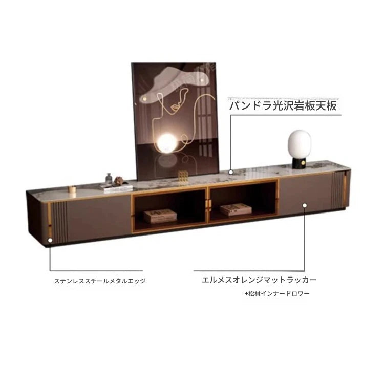 ラグジュアリーセンターテーブル|パイン・セラミック・ステンレス製|モダンデザイン|リビングルームに最適なインテリアアクセント fme-3128