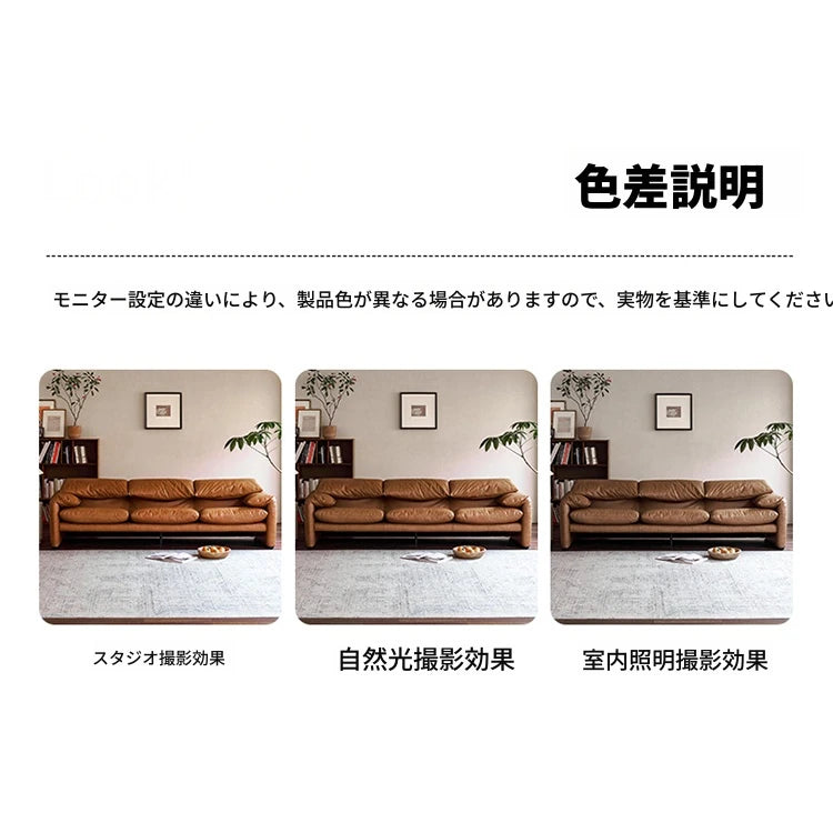高級感漂う合成皮革ソファー|ダウンとパイン無垢材使用で快適な座り心地|リビングに最適なデザイン fme-3133