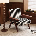 シックなストライプデザインの多層板チェア|おしゃれなリビングに最適な家具 fme-3134