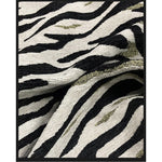 ジブラ模様の多層板コーデュロイチェア - スタイリッシュなリビングルームのアクセントに最適! fme-3138