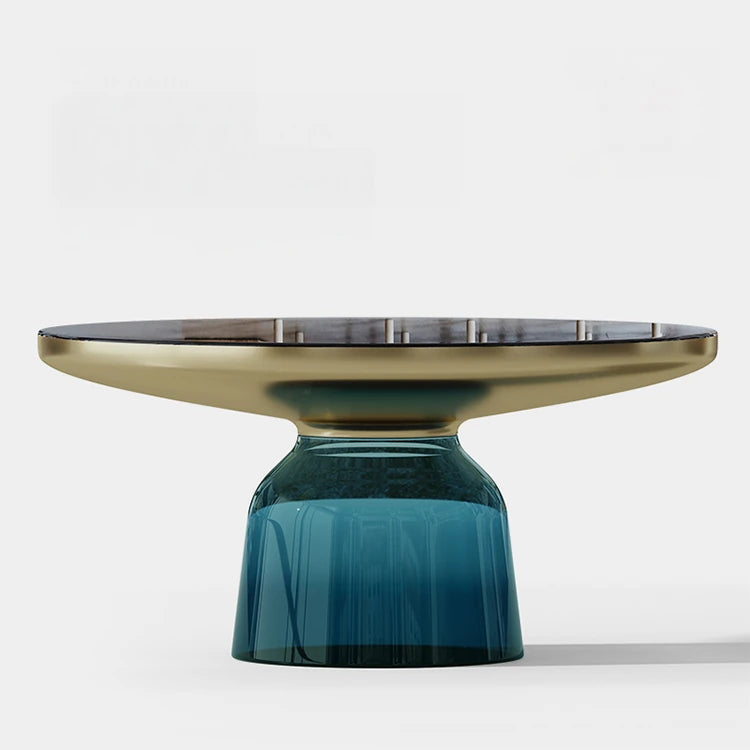 センターテーブル 強化ガラス エレガントモダンデザイン ルームアクセサリー兼用 調和の取れたインテリアに最適 fmfd-5054