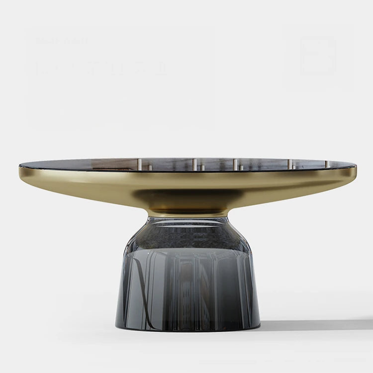 センターテーブル 強化ガラス エレガントモダンデザイン ルームアクセサリー兼用 調和の取れたインテリアに最適 fmfd-5054