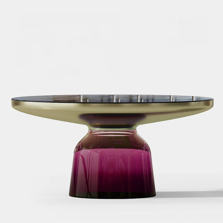 センターテーブル 強化ガラス エレガントモダンデザイン ルームアクセサリー兼用 調和の取れたインテリアに最適 fmfd-5054