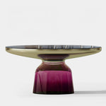 センターテーブル 強化ガラス エレガントモダンデザイン ルームアクセサリー兼用 調和の取れたインテリアに最適 fmfd-5054