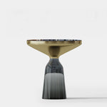 センターテーブル 強化ガラス エレガントモダンデザイン ルームアクセサリー兼用 調和の取れたインテリアに最適 fmfd-5054