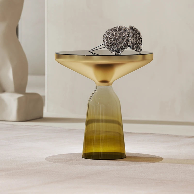 センターテーブル 強化ガラス エレガントモダンデザイン ルームアクセサリー兼用 調和の取れたインテリアに最適 fmfd-5054