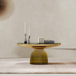 センターテーブル 強化ガラス エレガントモダンデザイン ルームアクセサリー兼用 調和の取れたインテリアに最適 fmfd-5054