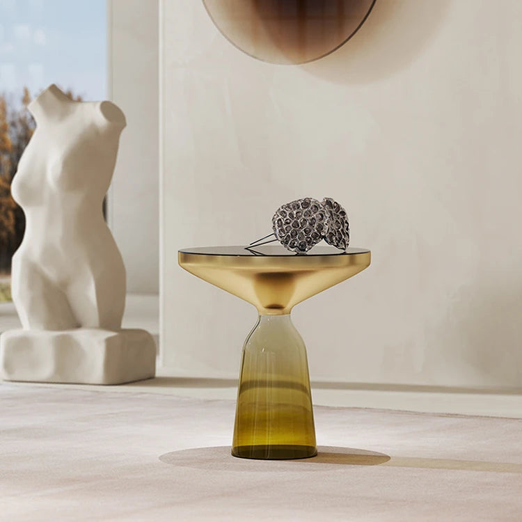 センターテーブル 強化ガラス エレガントモダンデザイン ルームアクセサリー兼用 調和の取れたインテリアに最適 fmfd-5054