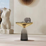 センターテーブル 強化ガラス エレガントモダンデザイン ルームアクセサリー兼用 調和の取れたインテリアに最適 fmfd-5054