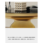 センターテーブル 強化ガラス エレガントモダンデザイン ルームアクセサリー兼用 調和の取れたインテリアに最適 fmfd-5054