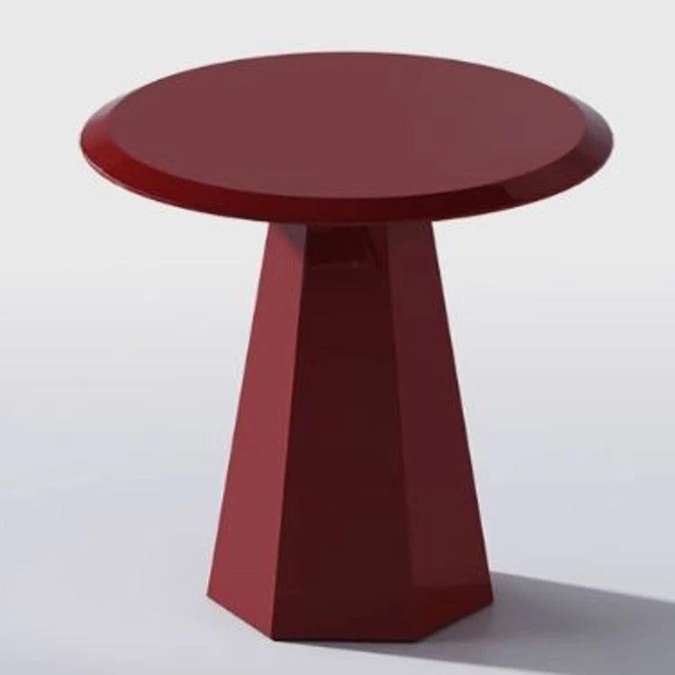 モダンデザインの赤いセンターテーブル|多層板製のスタイリッシュで機能的なインテリアアイテム fmfd-5055