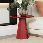 モダンデザインの赤いセンターテーブル|多層板製のスタイリッシュで機能的なインテリアアイテム fmfd-5055