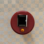 モダンデザインの赤いセンターテーブル|多層板製のスタイリッシュで機能的なインテリアアイテム fmfd-5055