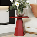 モダンデザインの赤いセンターテーブル|多層板製のスタイリッシュで機能的なインテリアアイテム fmfd-5055