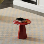 モダンデザインの赤いセンターテーブル|多層板製のスタイリッシュで機能的なインテリアアイテム fmfd-5055