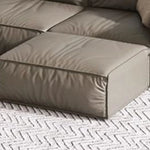 スタイリッシュなパイン・ダウン・合成皮革ソファー | モダンリビングの必需品 | 収納付き・快適な座り心地 fmfd-5056