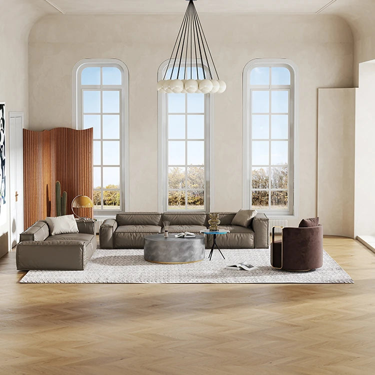 スタイリッシュなパイン・ダウン・合成皮革ソファー | モダンリビングの必需品 | 収納付き・快適な座り心地 fmfd-5056